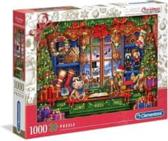 Clementoni Puzzle Vianočná kolekcia: Starý vianočný obchod 1000 dielikov 
