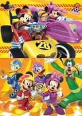 EDUCA Puzzle Mickey a pretekári 2x48 dielikov