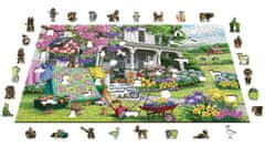 Wooden city Drevené puzzle Country garden 2v1, 1010 dielikov EKO