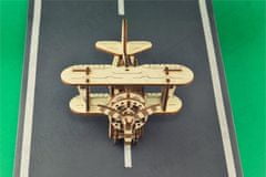 Wooden city 3D puzzle Dvojplošník 63 dielikov