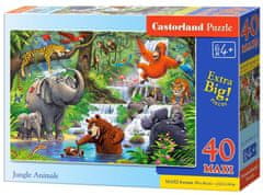 Castorland Puzzle Zvieratká v džungli MAXI 40 dielikov