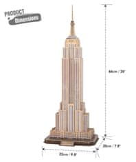 CubicFun 3D puzzle National Geographic: Empire State Building 66 dielikov