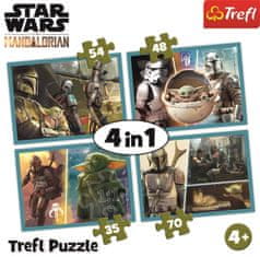 Trefl Puzzle Mandalorian a jeho svet 4v1 (35,48,54,70 dielikov)