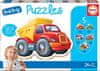 Baby puzzle Vozidlá 5v1 (3-5 dielikov)