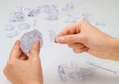 HCM Kinzel 3D Crystal puzzle Slon s mláďaťom 46 dielikov