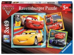 Ravensburger Puzzle Autá 3: Na pretekoch 3x49 dielikov