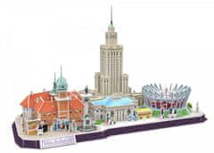 CubicFun 3D puzzle CityLine panorama: Varšava 159 dielikov