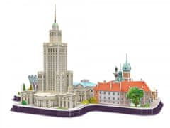 CubicFun 3D puzzle CityLine panorama: Varšava 159 dielikov