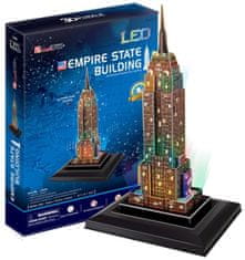 CubicFun Svietiace 3D puzzle Empire State Building 38 dielikov
