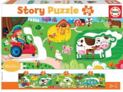 EDUCA Story puzzle Farma 26 dielikov