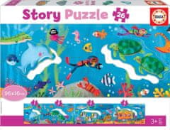 EDUCA Story puzzle Podmorský svet 26 dielikov