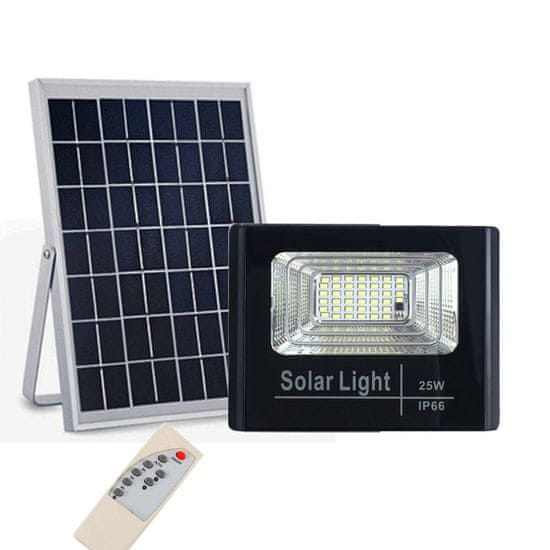 Alum online Solárny reflektor 25W so solárnym panelom a ovládačom
