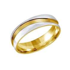 Silvego Snubný oceľový prsteň pre mužov a ženy Mariage RRC2050-M (Obvod 65 mm)
