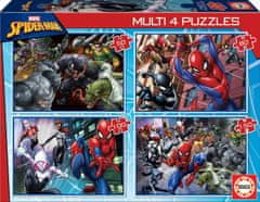 EDUCA Puzzle Spiderman 4v1 (50,80,100,150 dielikov)