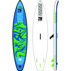 2W Sports WINDSURF 11´6 MSL FUSION nafukovací plavák a paddleboard pre windsurfing
