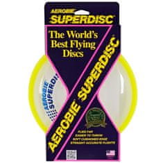 Aerobie frisbee - lietajúci tanier Superdisc - žltý
