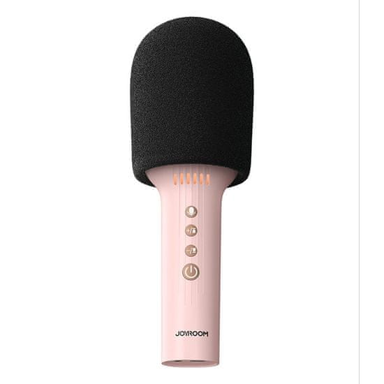 Joyroom JR-MC5 karaoke mikrofón, ružový