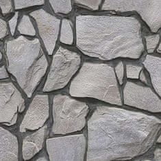 Netscroll Tridimenzionalne samolepljjive stenske nalepke z efektom izbočene skale, efect naravno izbočenih kamnov prinese pridih narave v vaš dom ali pisarno, (10+10kosov), 10+10RocksWall
