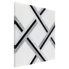 DUNIN Mozaika Pure White Quadron - cena za 1 kus 300 x 300mm, 11.11 ks / m2