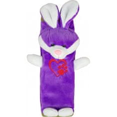 4Car Poťah bezpečnostného pásu fialový králik