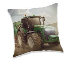 Jerry Fabrics Vankúšik Traktor Green 40x40 cm