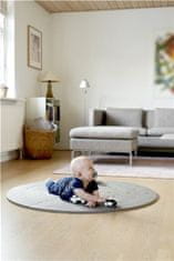 BabyDan okrúhla hracia podložka puzzle/dráha Grey 110 cm