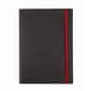 Black n Red Journal Zápisník B5 čierny mäkké dosky