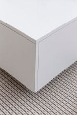 Bruxxi Konferenčný stolík Iona, 60 cm, biela