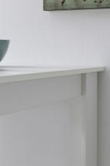 Bruxxi Barový stôl Roni, 120 cm, biela