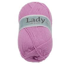 Priadza LADY de Luxe - 100g / 238 m - ružovofialová