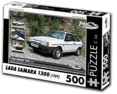RETRO-AUTA© Puzzle č. 54 Lada Samara 1300 (1989) 500 dielikov