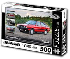 RETRO-AUTA© Puzzle č. 74 FSO Polonez 1.5 SLX (1988) 500 dielikov