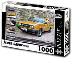 RETRO-AUTA© Puzzle č. 20 Škoda Garde (1983) 1000 dielikov