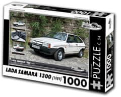RETRO-AUTA© Puzzle č. 54 Lada Samara 1300 (1989) 1000 dielikov