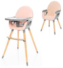 ZOPA Detská stolička Dolce 2 Blush Pink/Grey