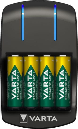 VARTA Plug Charger + 4 AA 2100 mAh R2U 57647101451 - zánovné
