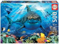EDUCA Puzzle Žralok biely 500 dielikov