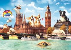Trefl Puzzle Veselé mestá: Psi v Londýne 1000 dielikov