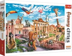 Trefl Puzzle Zábavné mestá: Divoký Rím 1000 dielikov