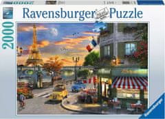 Ravensburger Puzzle Západ slnka v Paríži 2000 dielikov