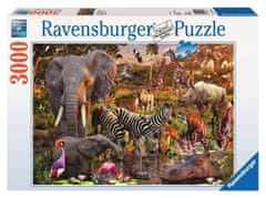 Ravensburger Puzzle Africké zvieratá 3000 dielikov