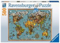 Ravensburger Puzzle Motýlí svet 500 dielikov