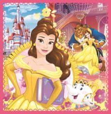 Trefl Puzzle Disney princezné: Čarovný svet 3v1 (20,36,50 dielikov)