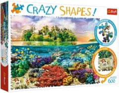 Trefl Crazy Shapes puzzle Tropický ostrov 600 dielikov