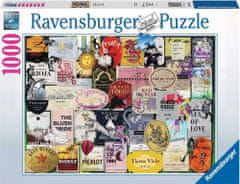 Ravensburger Puzzle Vínne etikety 1000 dielikov