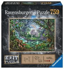 Ravensburger Únikové EXIT puzzle Jednorožec 759 dielikov