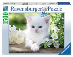Ravensburger Puzzle Biele mačiatko 1500 dielikov