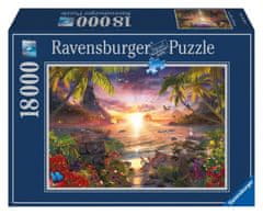 Ravensburger Puzzle Západ slnka v raji 18 000 dielikov