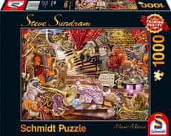 Schmidt Puzzle Hudobná mánia 1000 dielikov