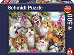 Schmidt Puzzle Mačacie selfie 500 dielikov